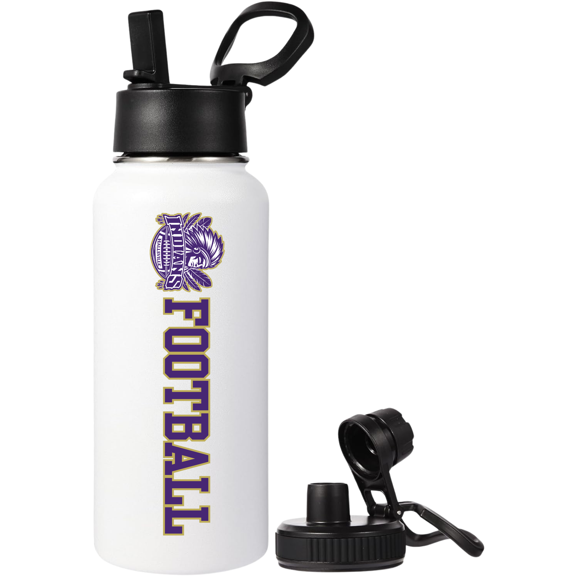Hallsville 32 Oz White Tumbler