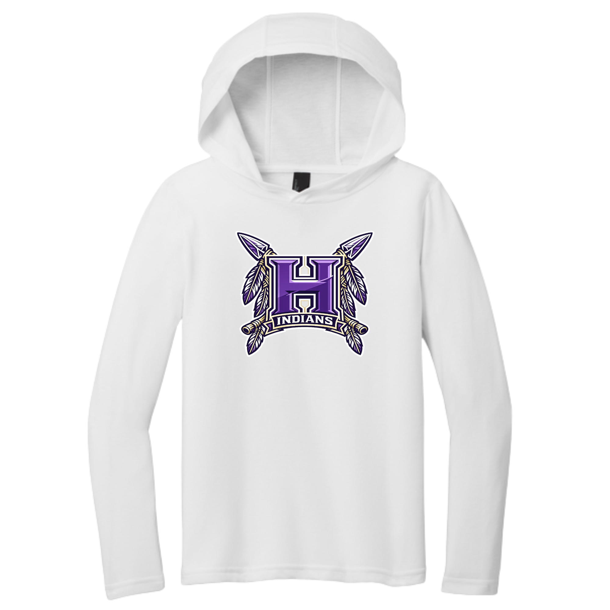 Hallsville Football Hooded  Long Sleeve