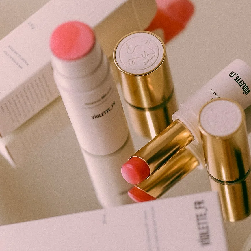 Before and after beauty brand imagery edited with Studio Supply Lightroom presets for elevated skincare and lifestyle content.