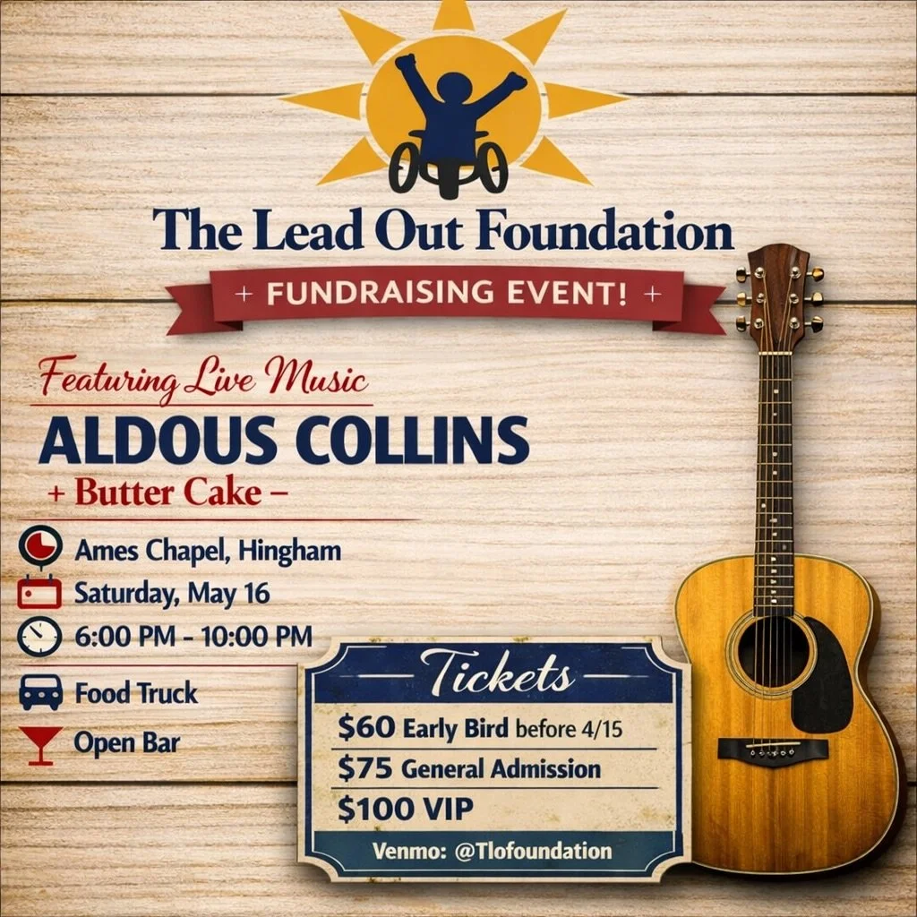 🎶 We&rsquo;re heading back to Ames Chapel&hellip;

Join us for a night of live music from Aldous Collins + Butter Cake, great food, an open bar, and a mission that matters.

📅 Saturday, May 16
📍 Ames Chapel, Hingham
⏰ 6&ndash;10 PM

🎟️ Get your t