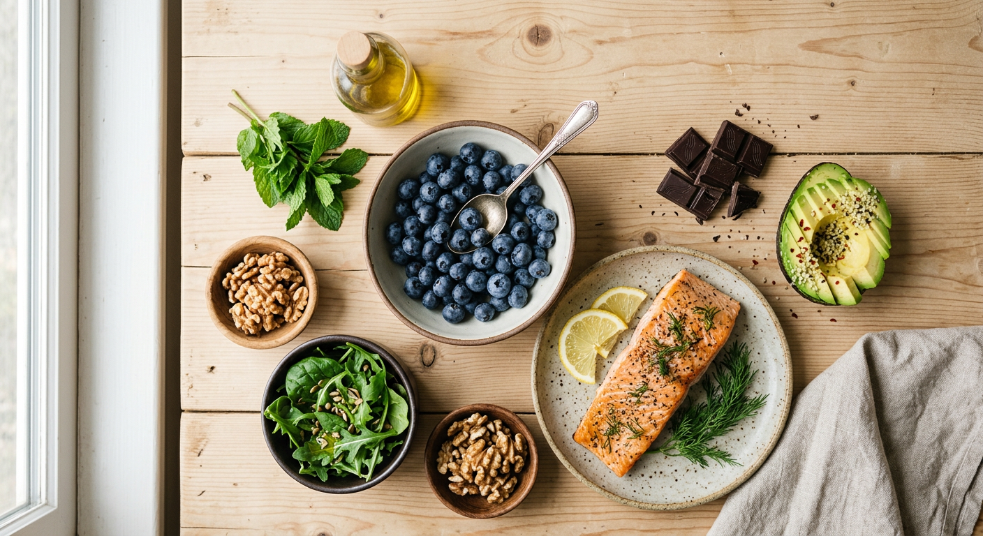 Brain boosting foods for cognitive health and nutrition coaching