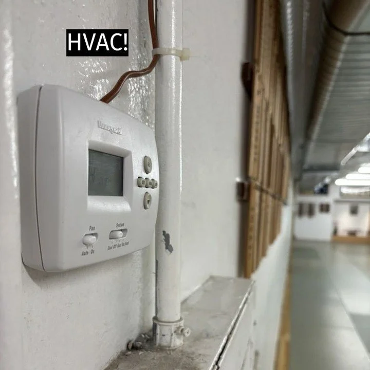 Guess what the dojo has? The HVAC has been connected! 👏 The day has finally come!!! ⁠
⁠
In the strange fall season it has been great to have the HVAC working to suck out the humidity. And we are ready to go for heat this winter!