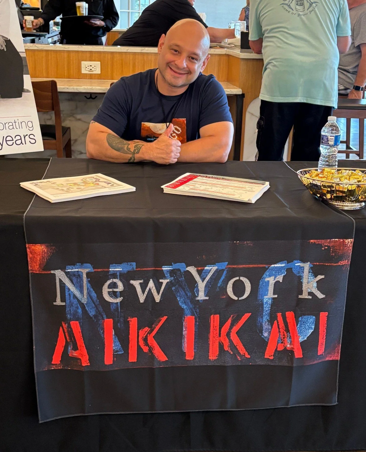 Recently we interviewed @bdpnt, the fine artist who created the artwork for our 60th anniversary merch, about his creative process, how it intersects with his aikido practice, and the meaning behind the beautiful pieces he made for us. We encourage y