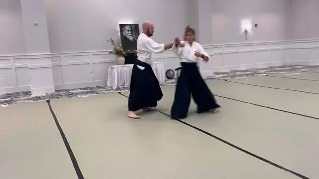 Penny Sensei from Florida Aikikai is coming to the Christmas Seminar this year! Woot woot! Here are a few videos of her teaching at Summer Camp, courtesy of Aleksey. Have you signed up yet? It's less than a month away. We have added classes for Frida