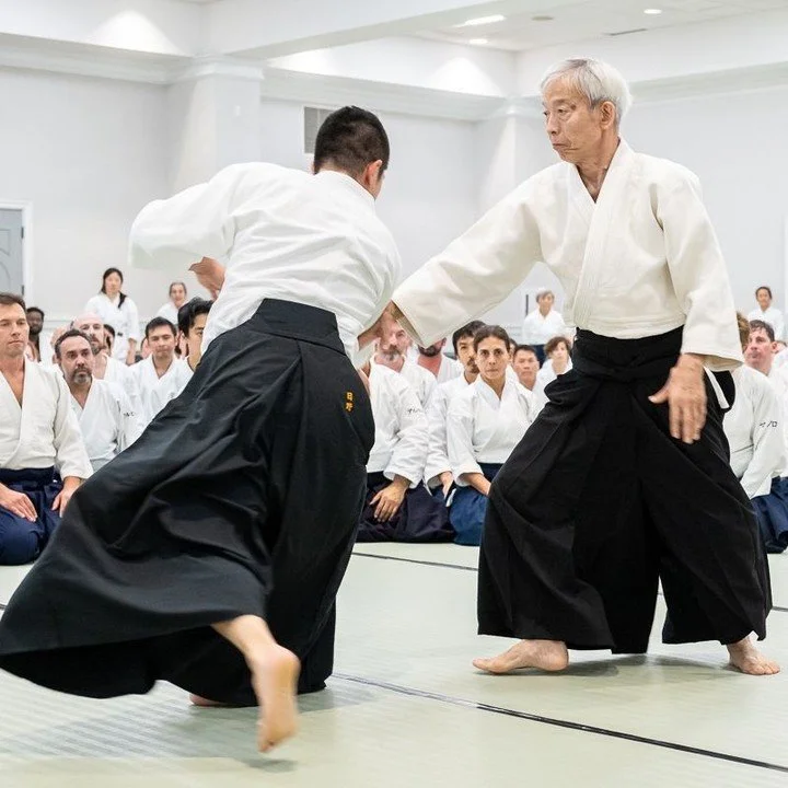 Guess what?! We have finished the video from Doshu's class at our 60th Anniversary Summer Camp this past summer. Find the video in the link in our bio.⁠
⁠
⁠
With great gratitude for Mateo Dominguez (@mateosebastiandominguez) and the skills he has bro