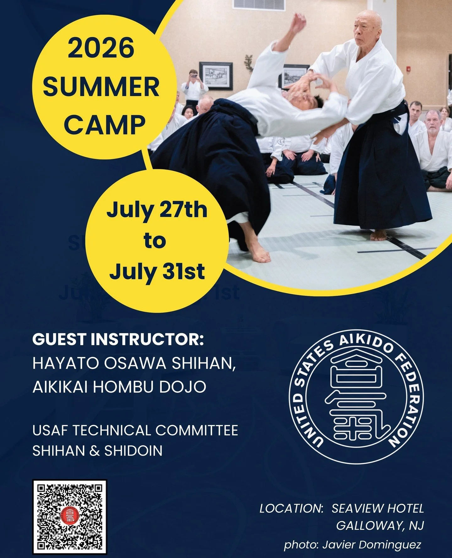 Registration is open for the USAF Summer Camp! Scholarships are also available. Dates for camp are July 27th to 31st at thew Seaview Resort in Galloway, NJ. Link's available in our bio.