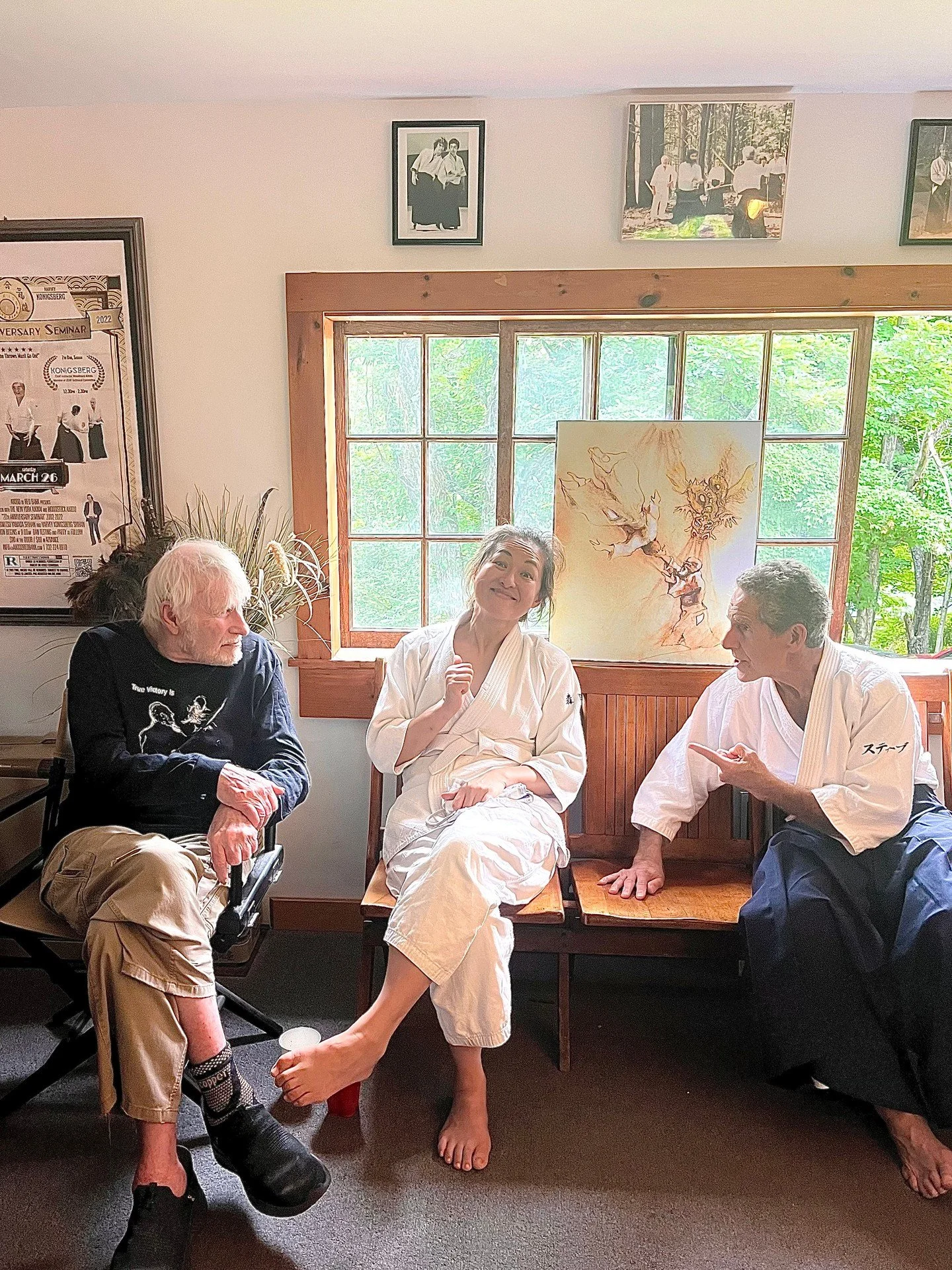 Congrats to Harvey Konigsberg Sensei and Woodstock Aikido for a fantastic seminar last weekend! 40 years to celebrate is quite an accomplishment! Thank you for having Steve Sensei and Sharon up to teach in this place that means so much to us. ⁠
⁠
And