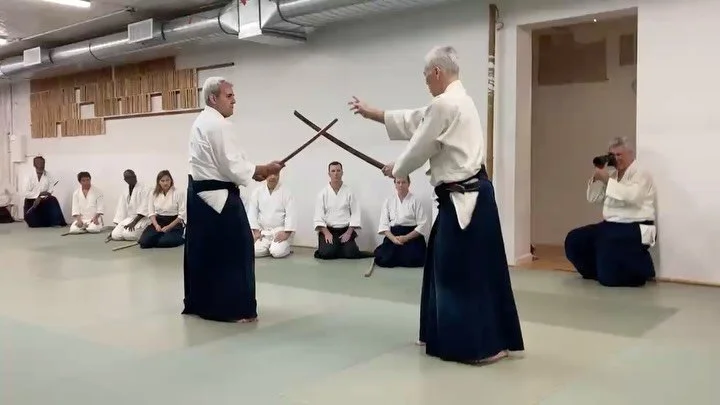 Thank you Jikou Sugano Sensei for teaching at NY Aikikai this weekend! We are so lucky to have you with us. These videos are from John Ramirez at Jikou Sensei&rsquo;s special weapons class yesterday. One more opportunity to experience his teaching to