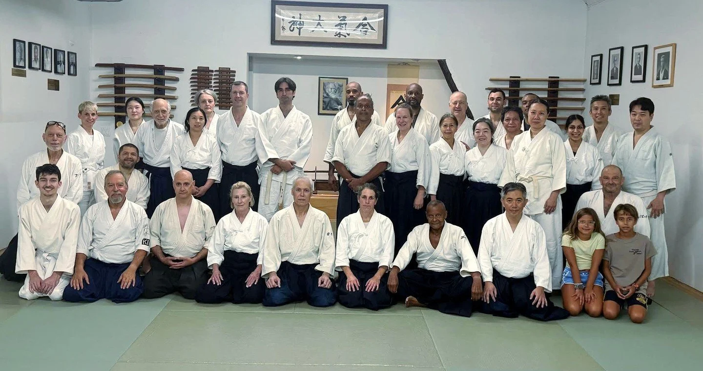 So nice to have Jikou Sugano Sensei with us this weekend, finishing up with a challenging and excellent class tonight. Thank you Jikou Sensei for being with us as we wrap up our summer. Safe travels as you return to Australia. Come back again soon!