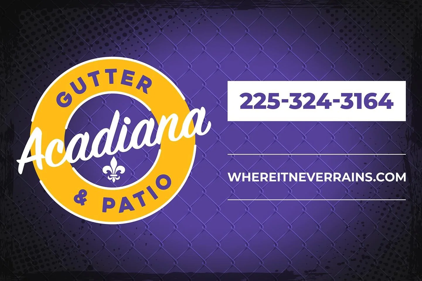 SPONSOR ALERT 🚨: HEAVIEST PATIOS ON THE PLANET

Proud to announce @acadianagutterandpatio as a sponsor for the HoP! Whether you&rsquo;re looking for gutters that can actually handle Louisiana storms or a screened in patio to get away from the mosqui