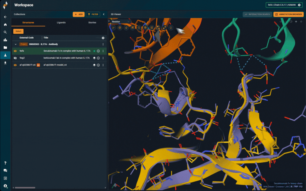 3decision protein structure repository