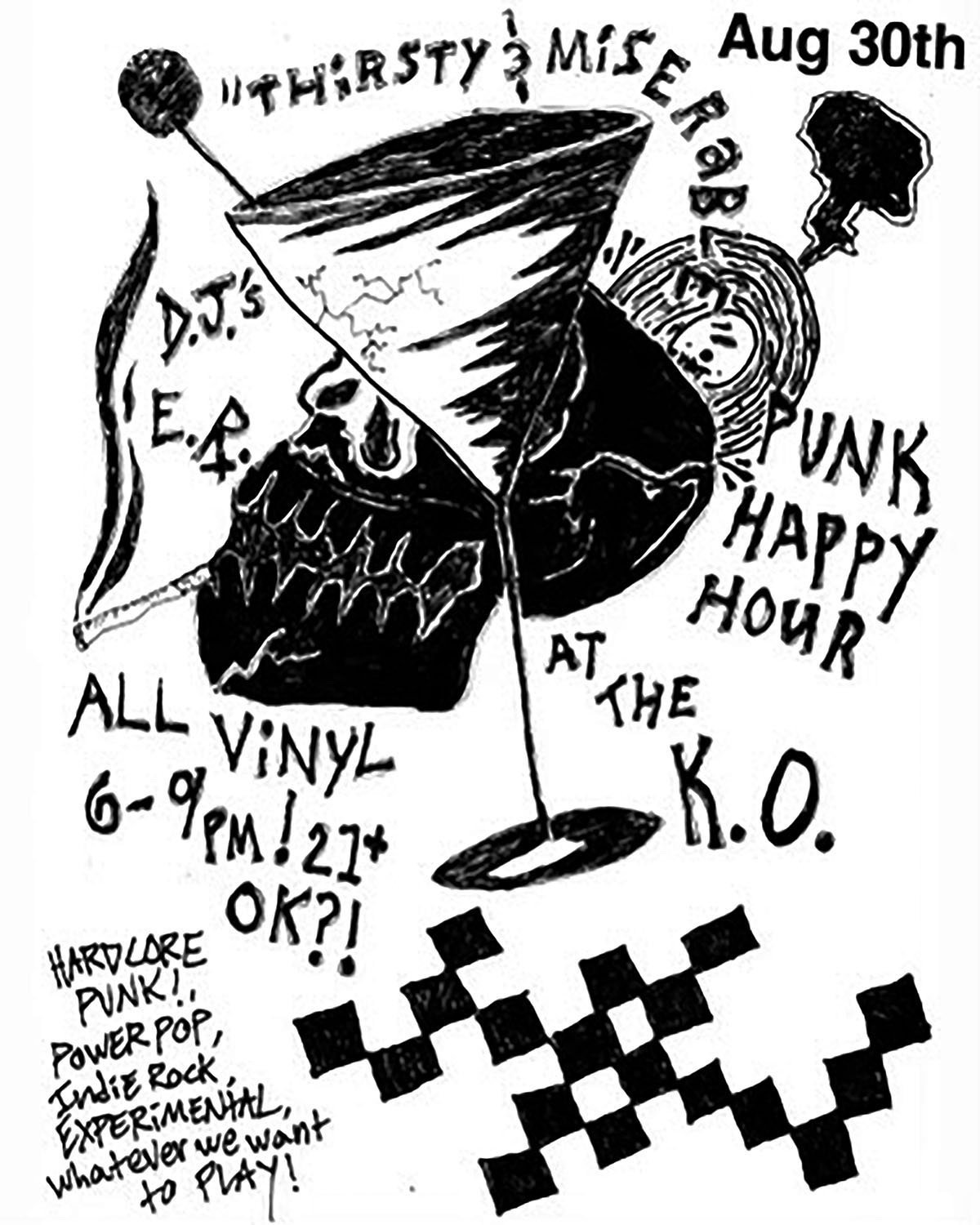 THE THIRSTY & MISERABLE PUNK ROCK HAPPY HOUR