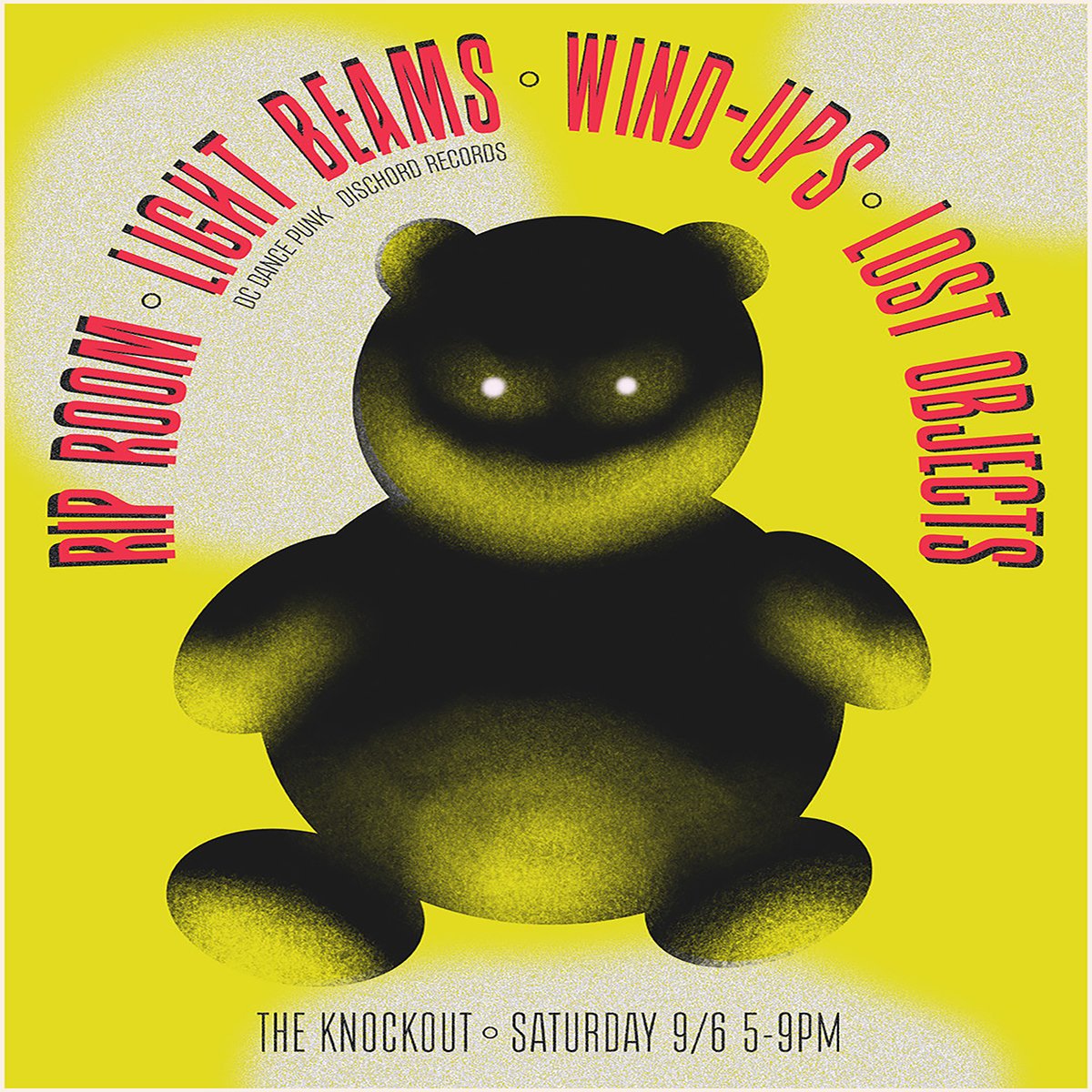 SATURDAY MATINEE SHOW : RIP ROOM, LIGHT BEAMS, WIND-UPS, LOST OBJECTS