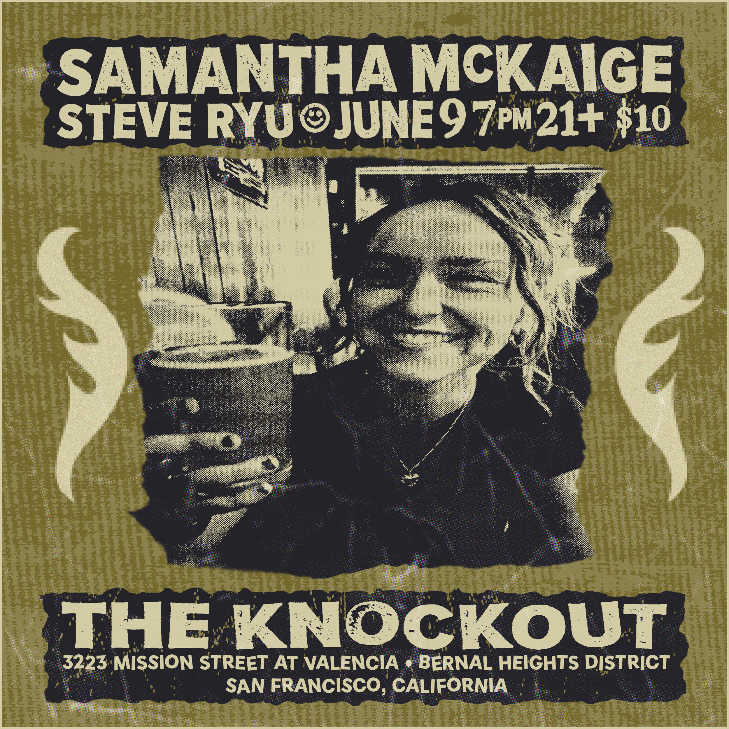 SAMANTHA McKAIGE + STEVE RYU (7PM - CLOSE)