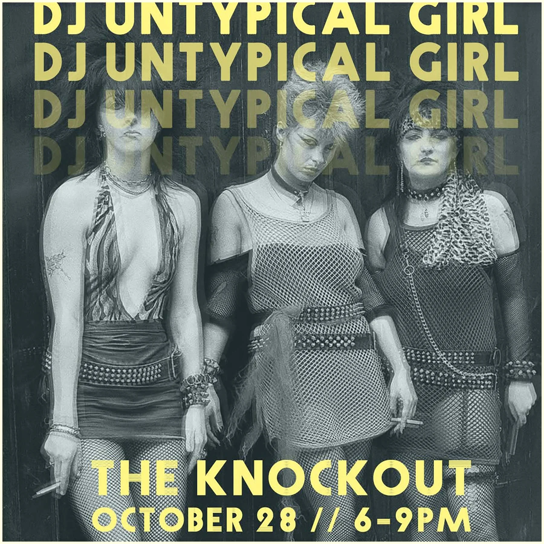 UNTYPICAL GIRL ROCK N’ ROLL HAPPY HOUR! (6PM - 9PM)