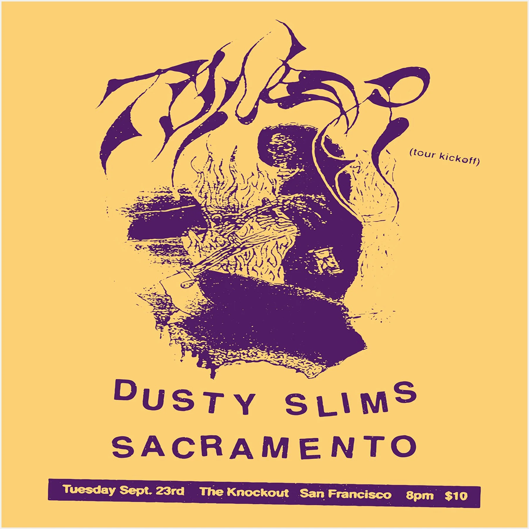 TUESDAY NIGHT LIVE : TONER, DUSTY SLIMS, SACRAMENTO (7PM - CLOSE)