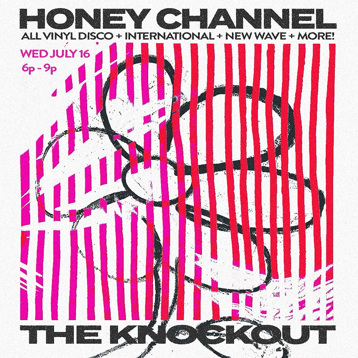 ALL VINYL HAPPY HOUR WITH DJ HONEY CHANNEL