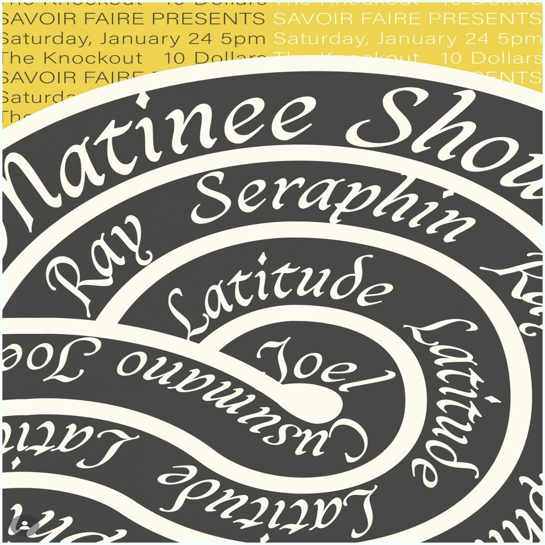 RAY SERAPHIN + LATITUDE + JOEL CUSUMANO + DJ YULEBESORRY