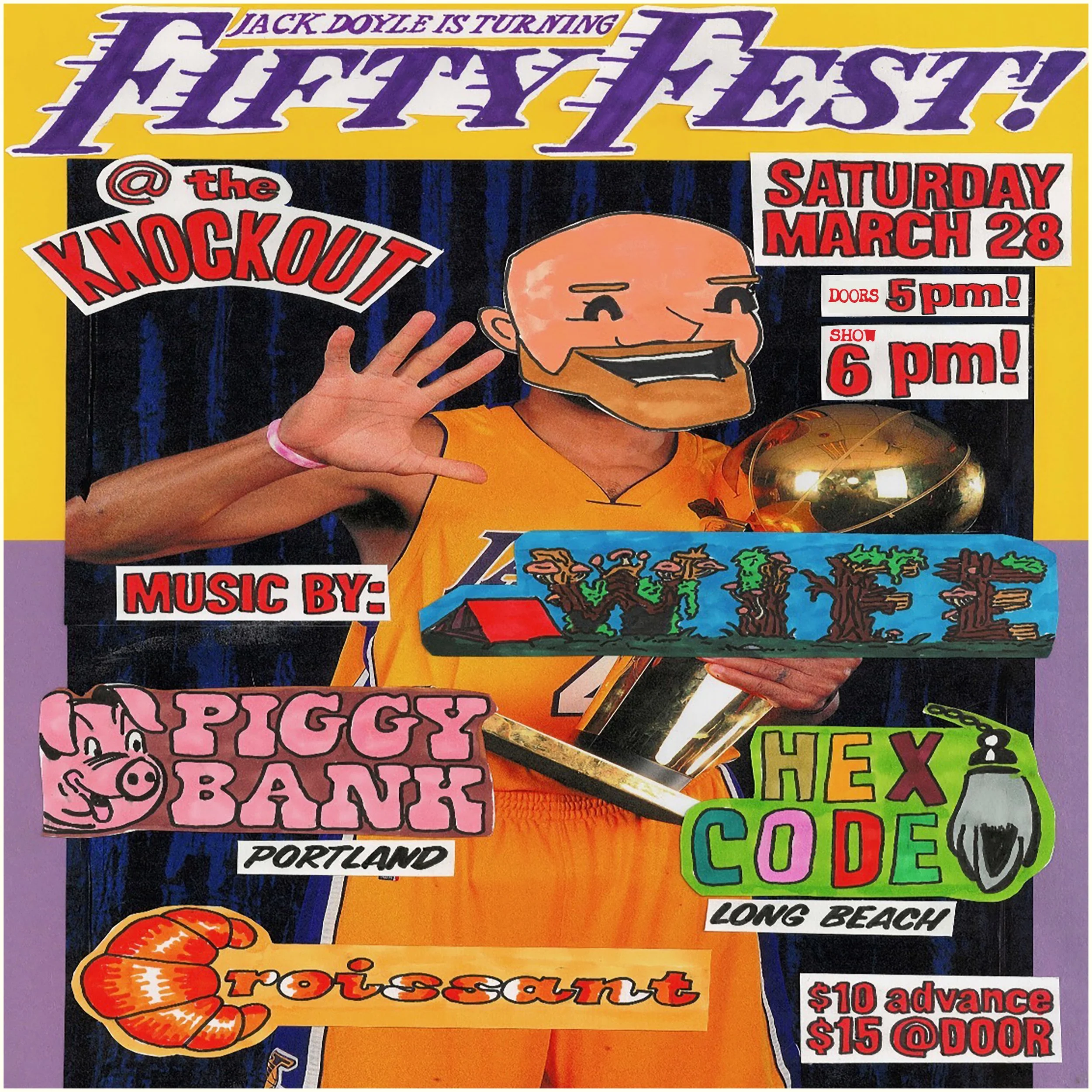 MATINEE SHOW : WIFE + PIGGY BANK (PDX) + HEX CODE + CROISSANT