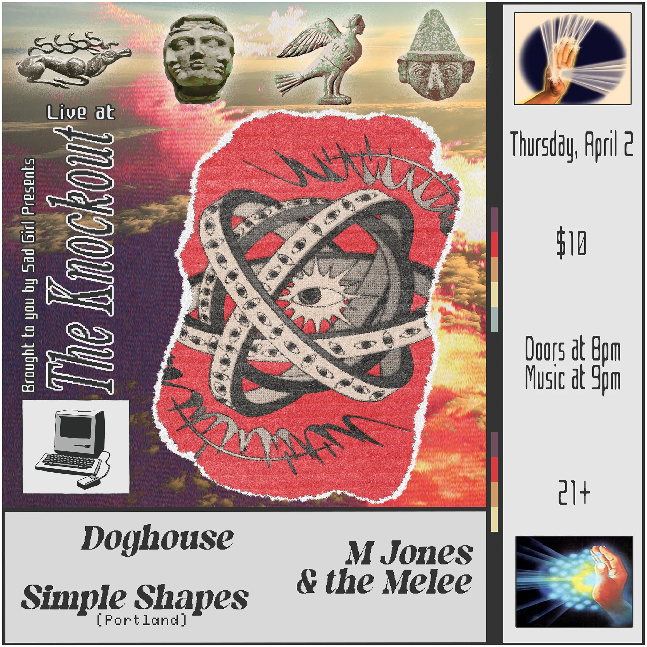 DOGHOUSE + SIMPLE SHAPES (PDX) + M JONES &amp; THE MELEE (8PM - CLOSE)