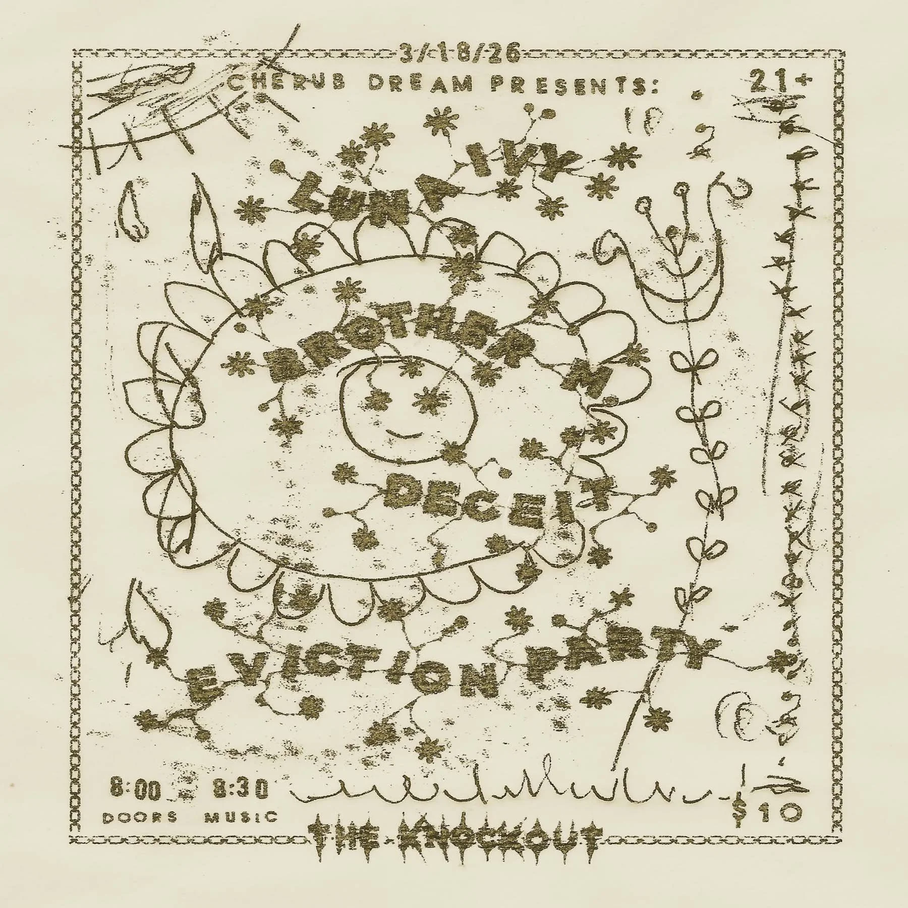 LUNA IVY + BROTHER M + DECEIT + EVICTION PARTY (8PM - CLOSE)