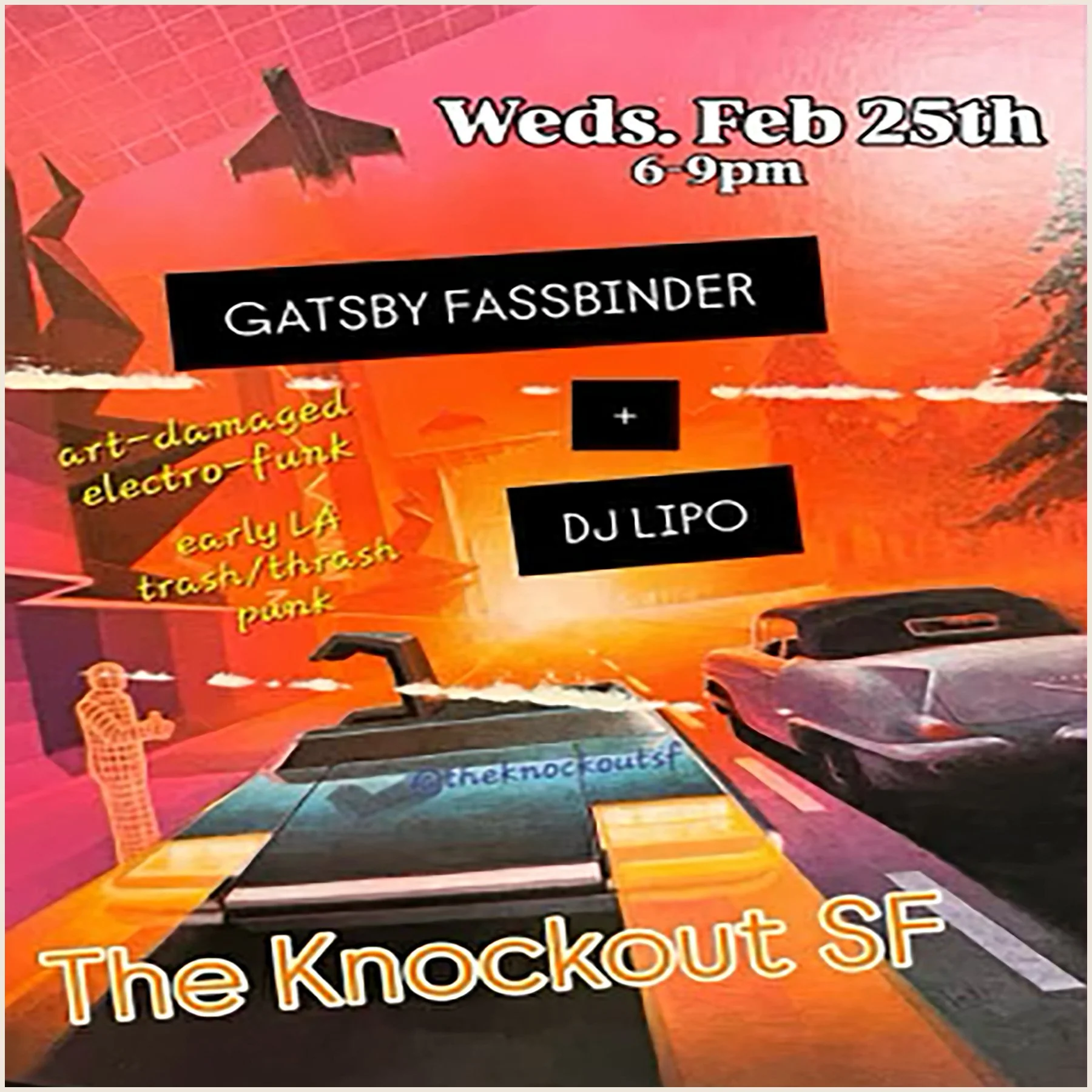 HAPPY HOUR WITH DJ  GATSBY FASSBINDER 