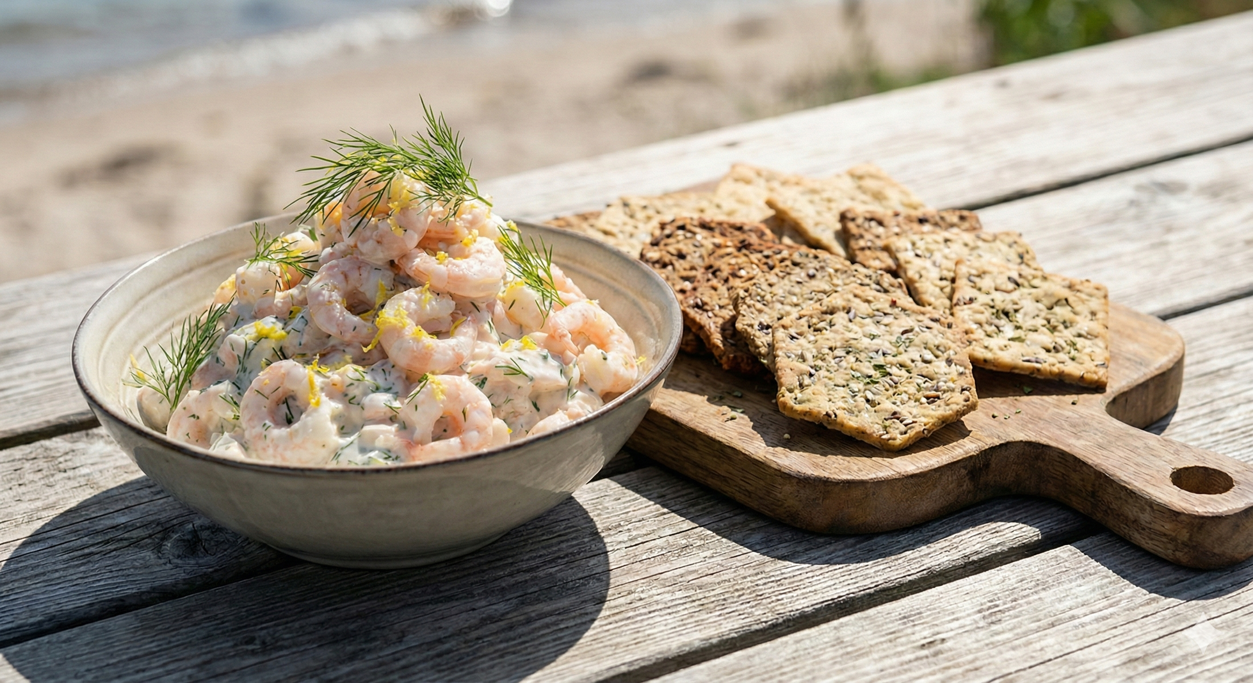 Coastal Shrimp Salad Scoop