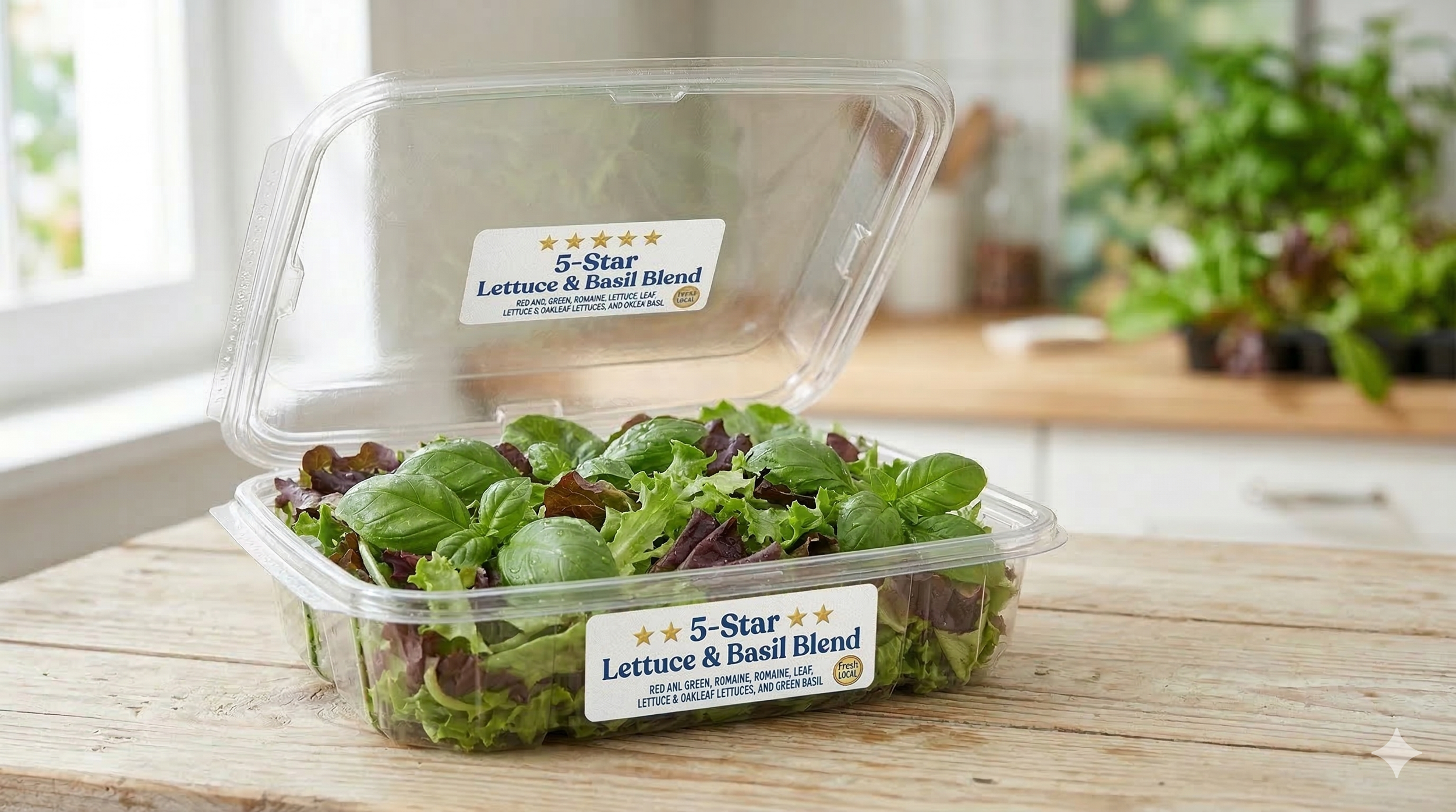 5 Star Lettuce Basil Blend - 32oz