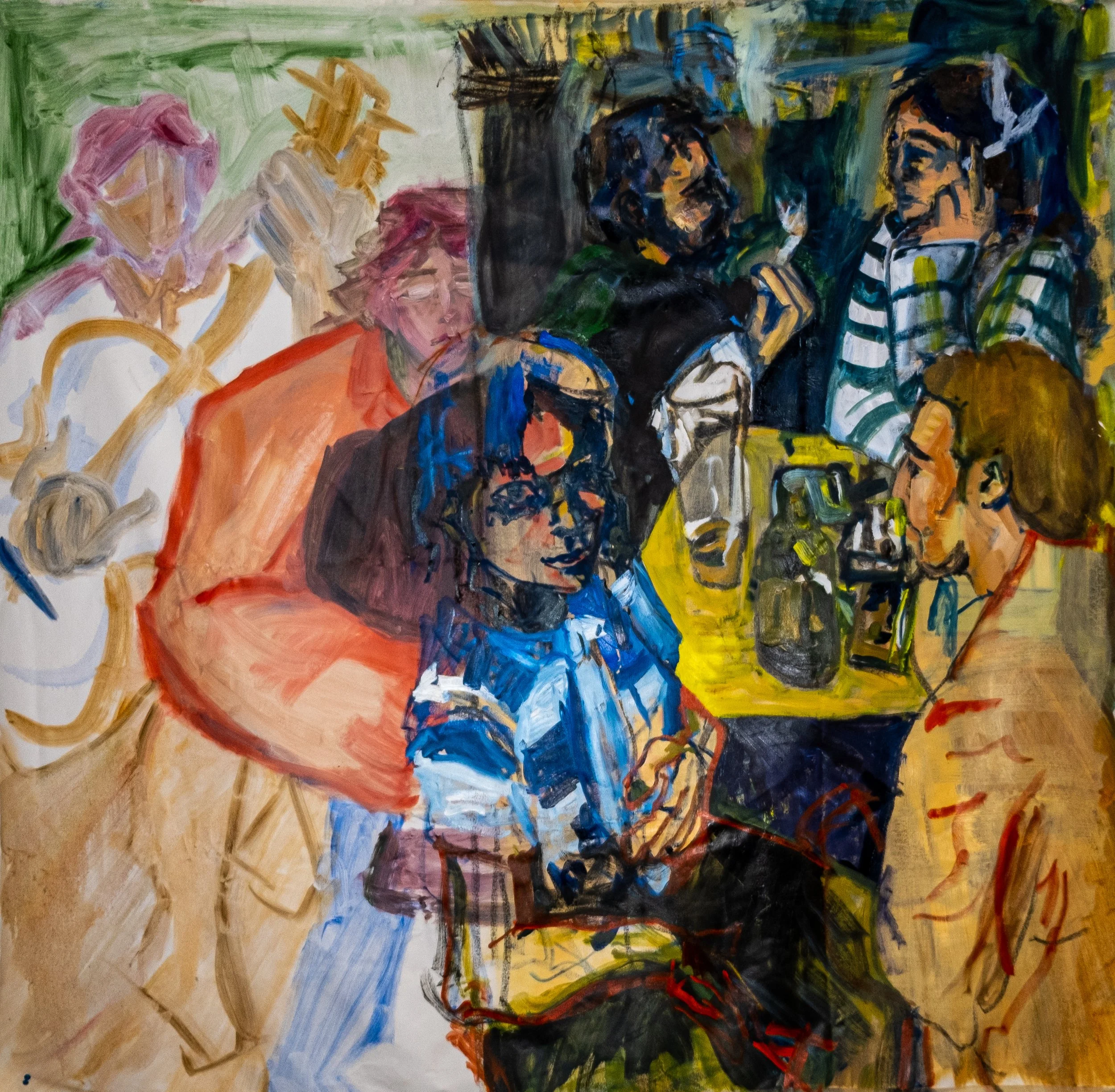 oil and pastel on linen, 2023