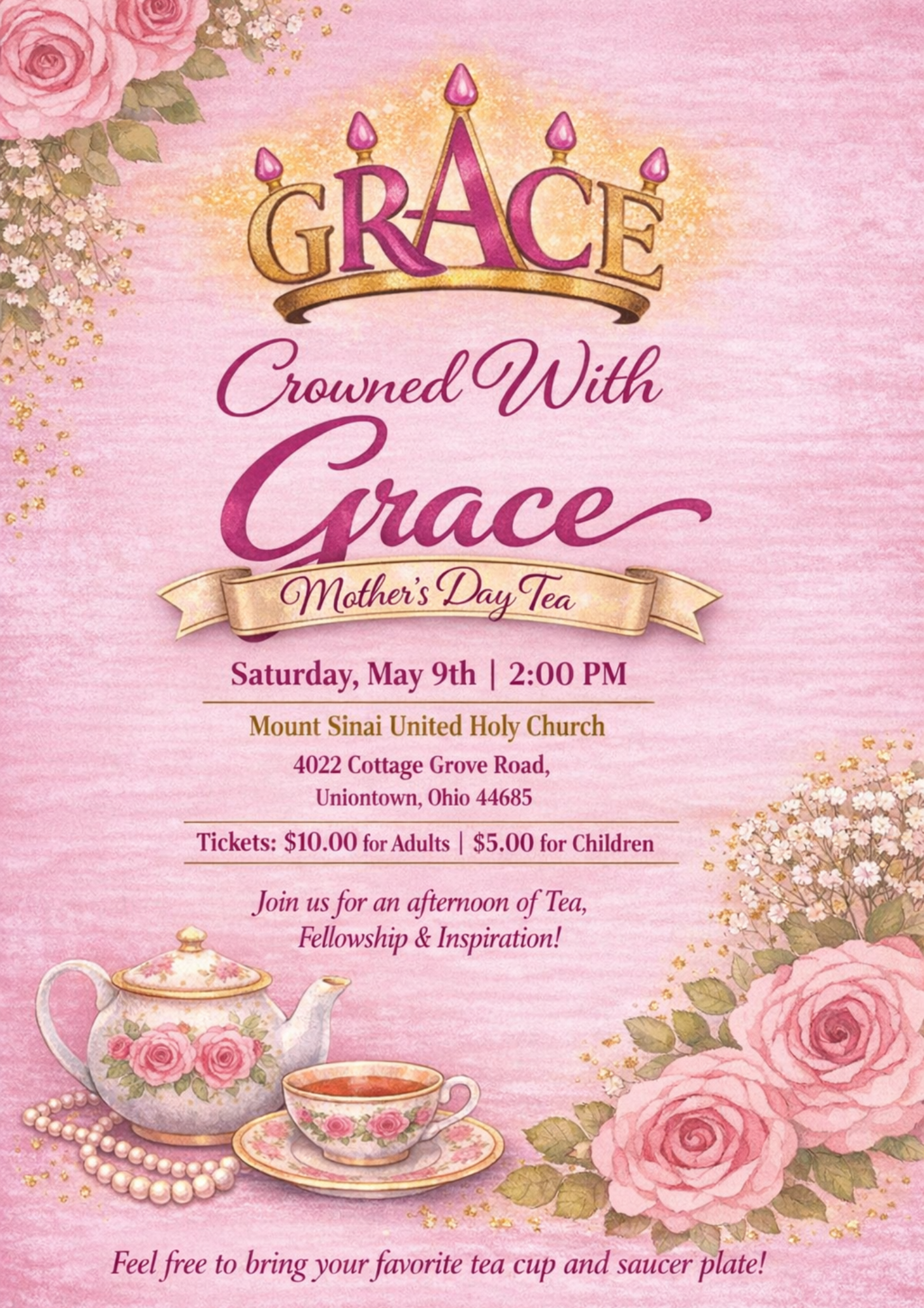Crowned With Grace Mother's Day Tea