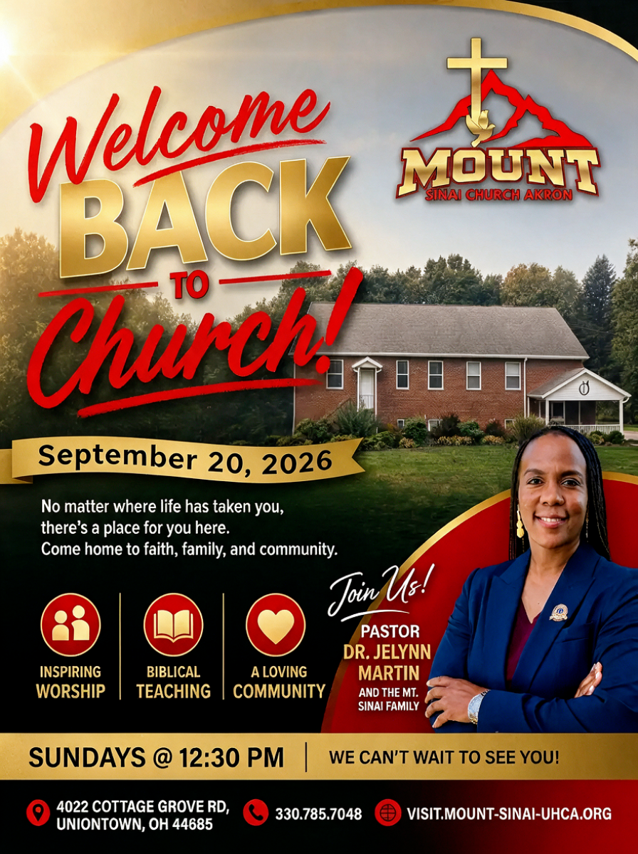 Welcome Back To Church Sunday