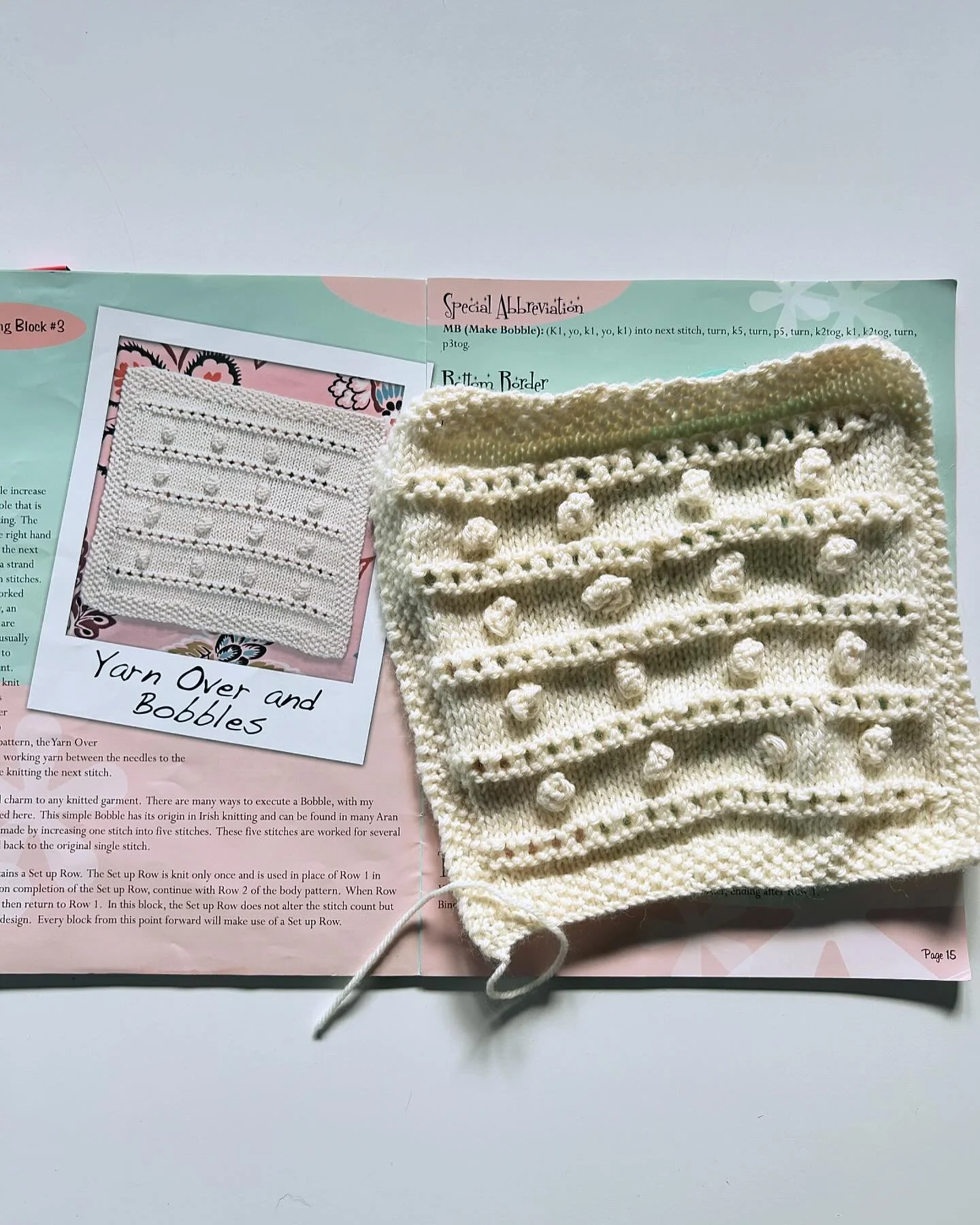 Block #3
#bobbles #progressnotperfection #knitting #knitpurlhunter #knitpurlhunterbuildingblocks
