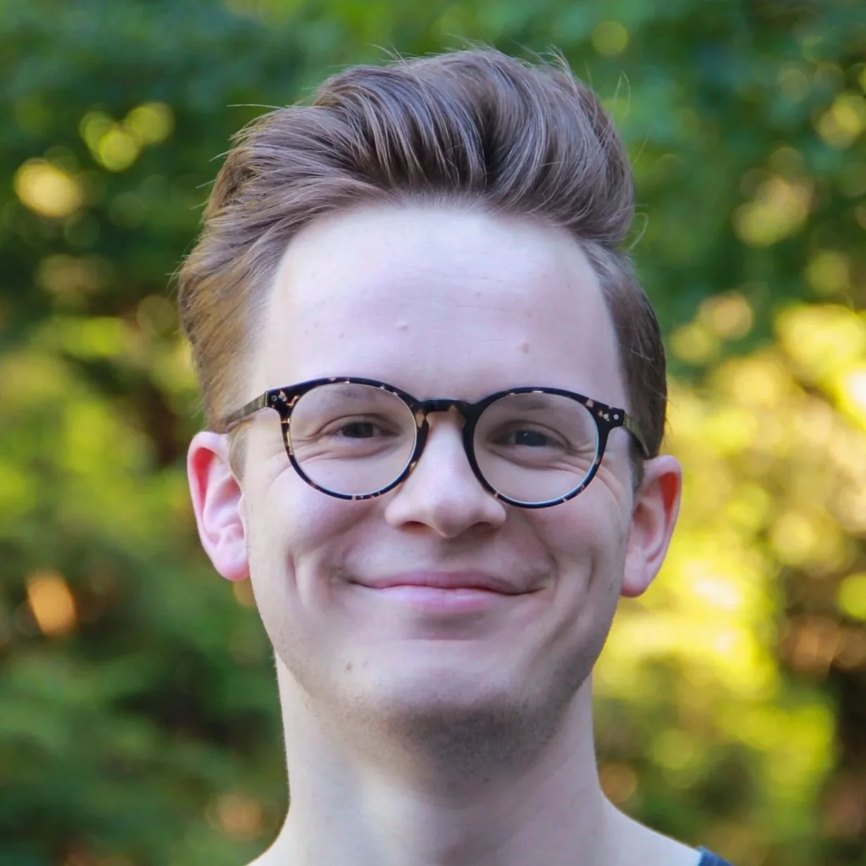 Portrait of Garrett Hamlow.