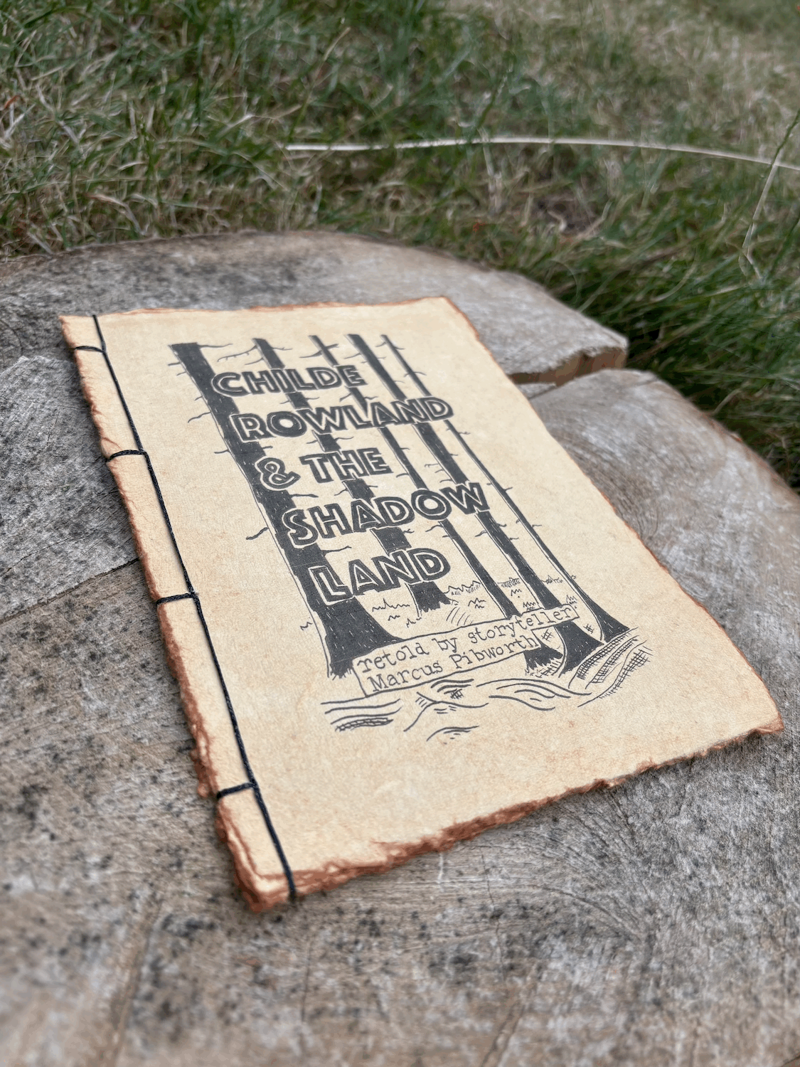 "Childe Rowland & The Shadow Land" Limited Edition Handmade Book (Vintage Look) + Exclusive Video Retelling