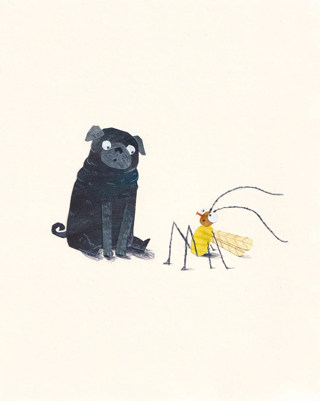 7 &bull; bug meets a pug 👀 #julybugweek

The last day of Billy&lsquo;s adventures! This challenge gave me a reason to make collages again and come up with a little character which was so fun. Thanks to @k0.za for hosting it :-) have a lovely Sunday 