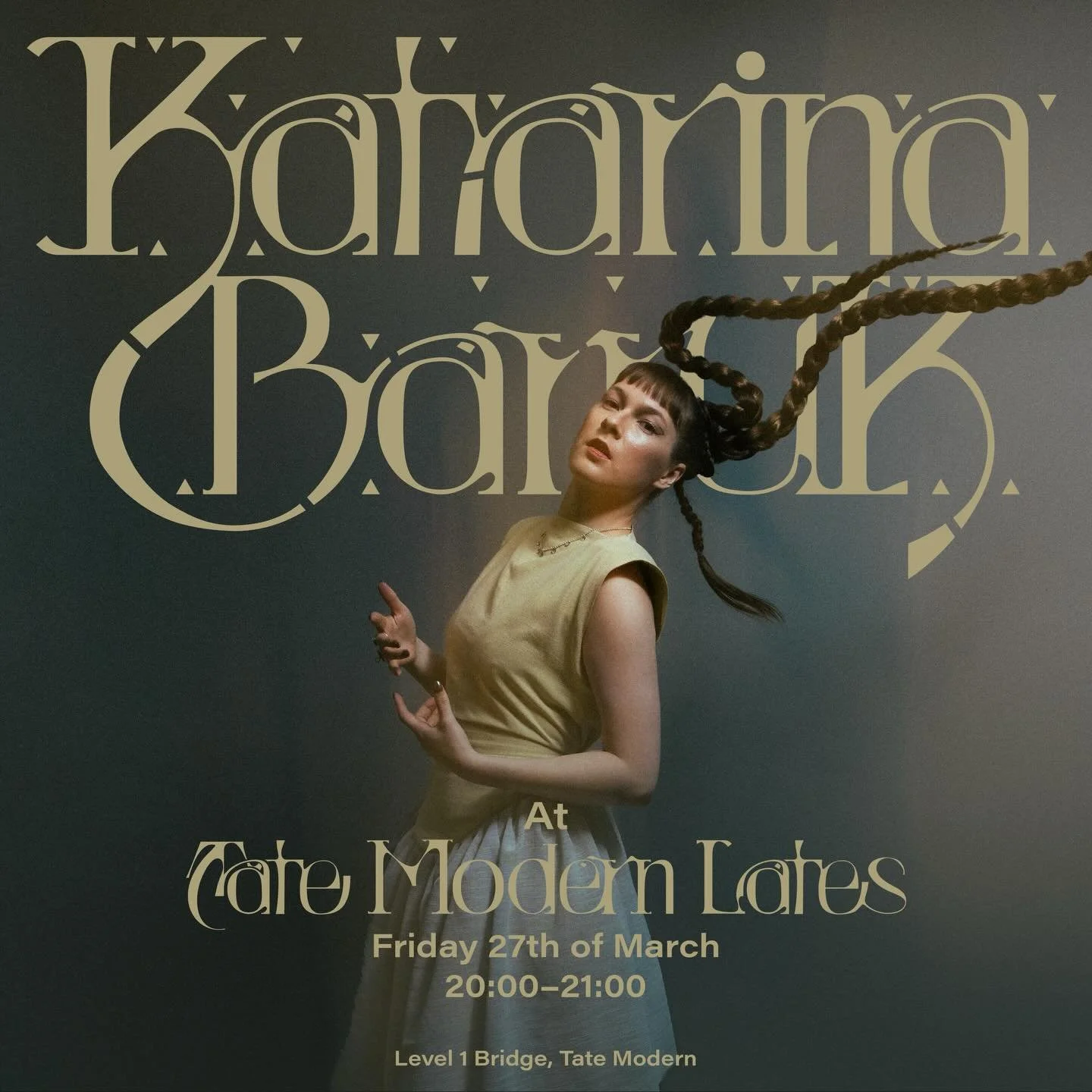 @katarinabarruk tonight at Tate Modern Lates in London💫💛