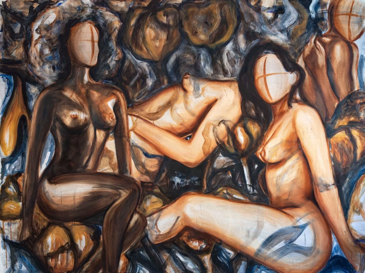 Disentangling, 2020.  Oil on Canvas, 60 x 80 inches (152.4 x 203 cm) 

In its incredibly beautiful home in Lago di Como, Italy. 

Photography by @mattiaaquilaphotography 

#figurativeabstractartist #figurativeexpressionism #figurativeexpressionist #f