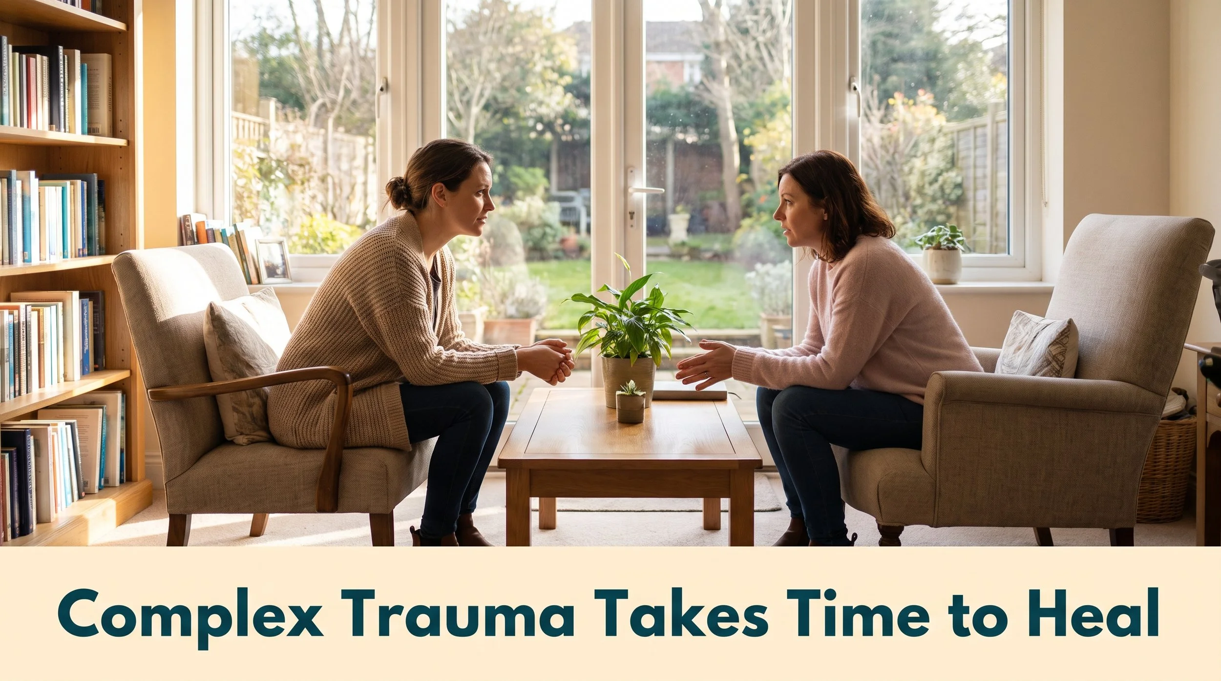 Therapist and client in conversation
