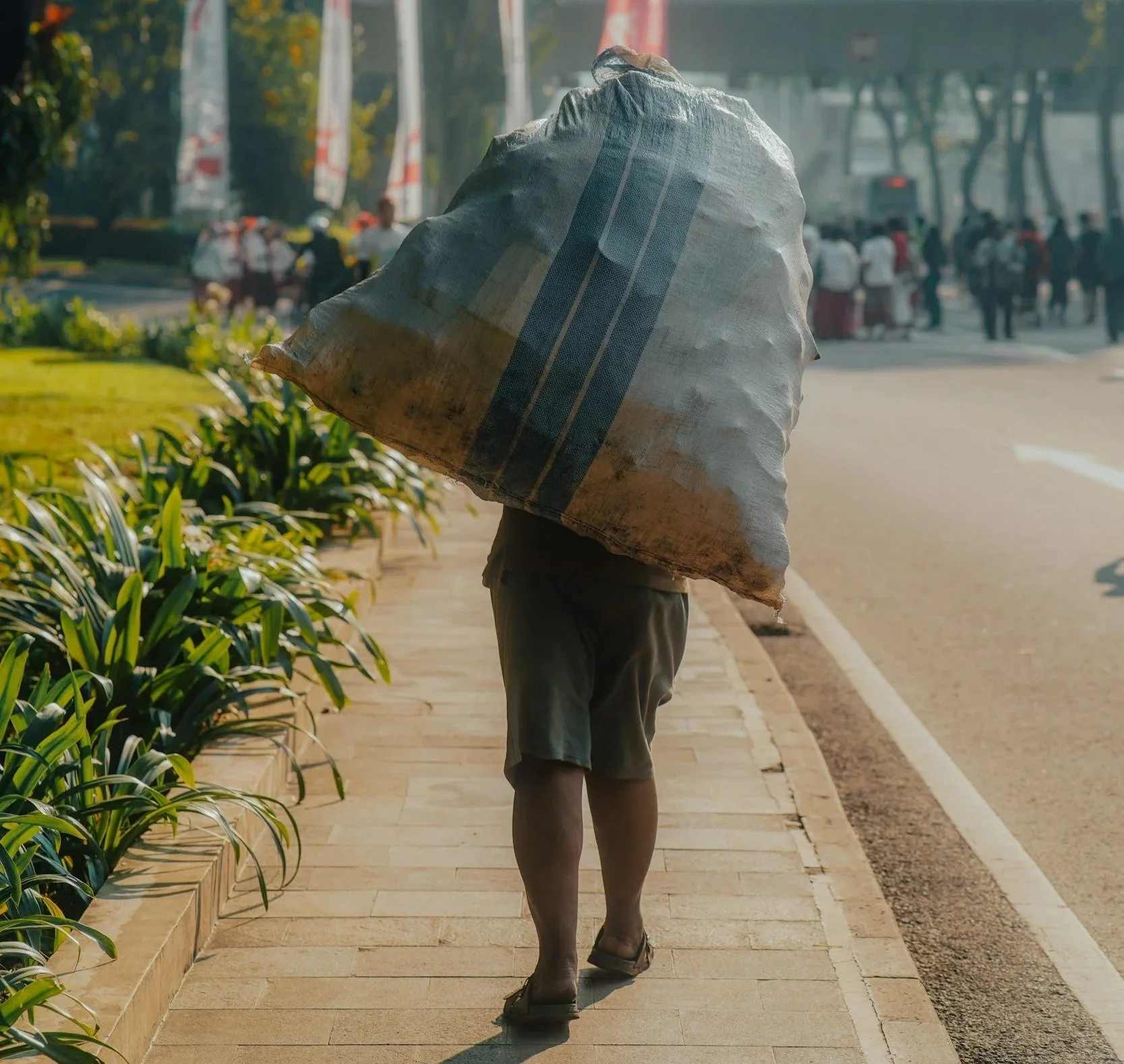 Adult carrying too many responsibilities due to hyper-independence and unresolved childhood trauma.