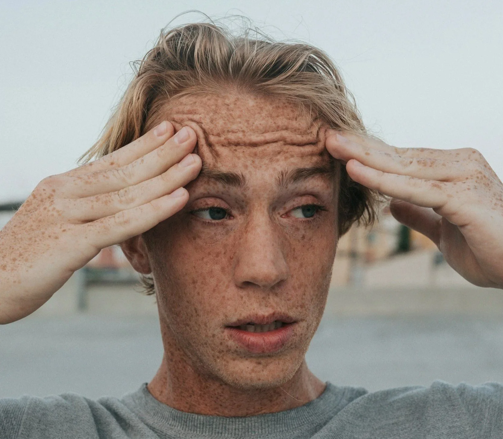 Adult reflecting on missing memories and life experiences related to trauma, dissociation, and nervous system survival responses