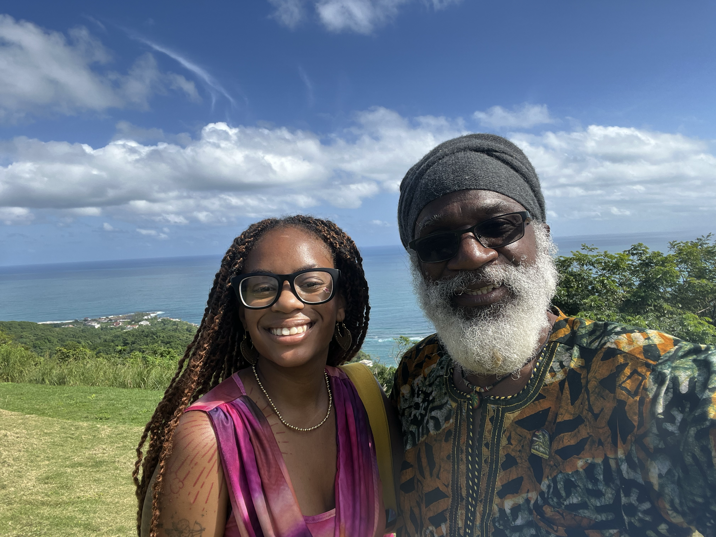 Amari Roberts studying in Jamaica