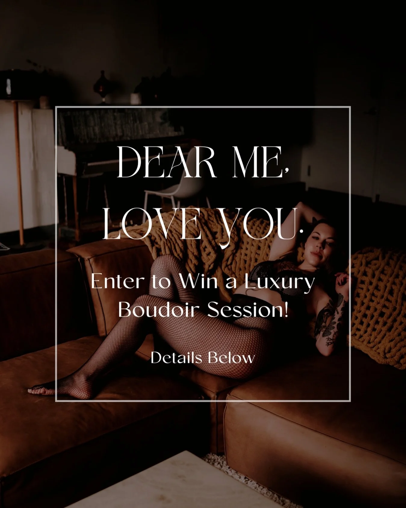 Giveaway Announcement! I&rsquo;m giving away a boudoir session with yours truly and all you have to do to enter is take part in my little self love challenge! 

What do you get? 
&bull; A Full Day Luxury Boudoir Experience 
&bull; Professional Hair a