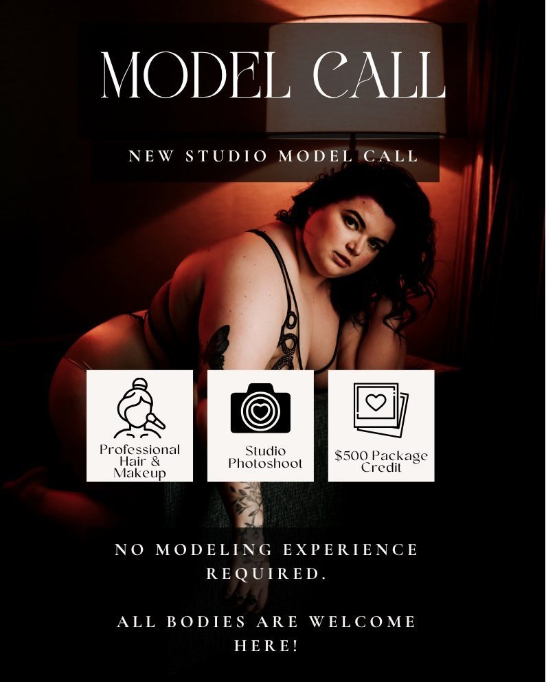 I'm so excited to announce that I've finally opened the model call for the new Virginia studio! There's always some confusion about what a model call even is, so I'm going to do a little Q&amp;A so y'all know what to expect! 
 
What is a model call?
