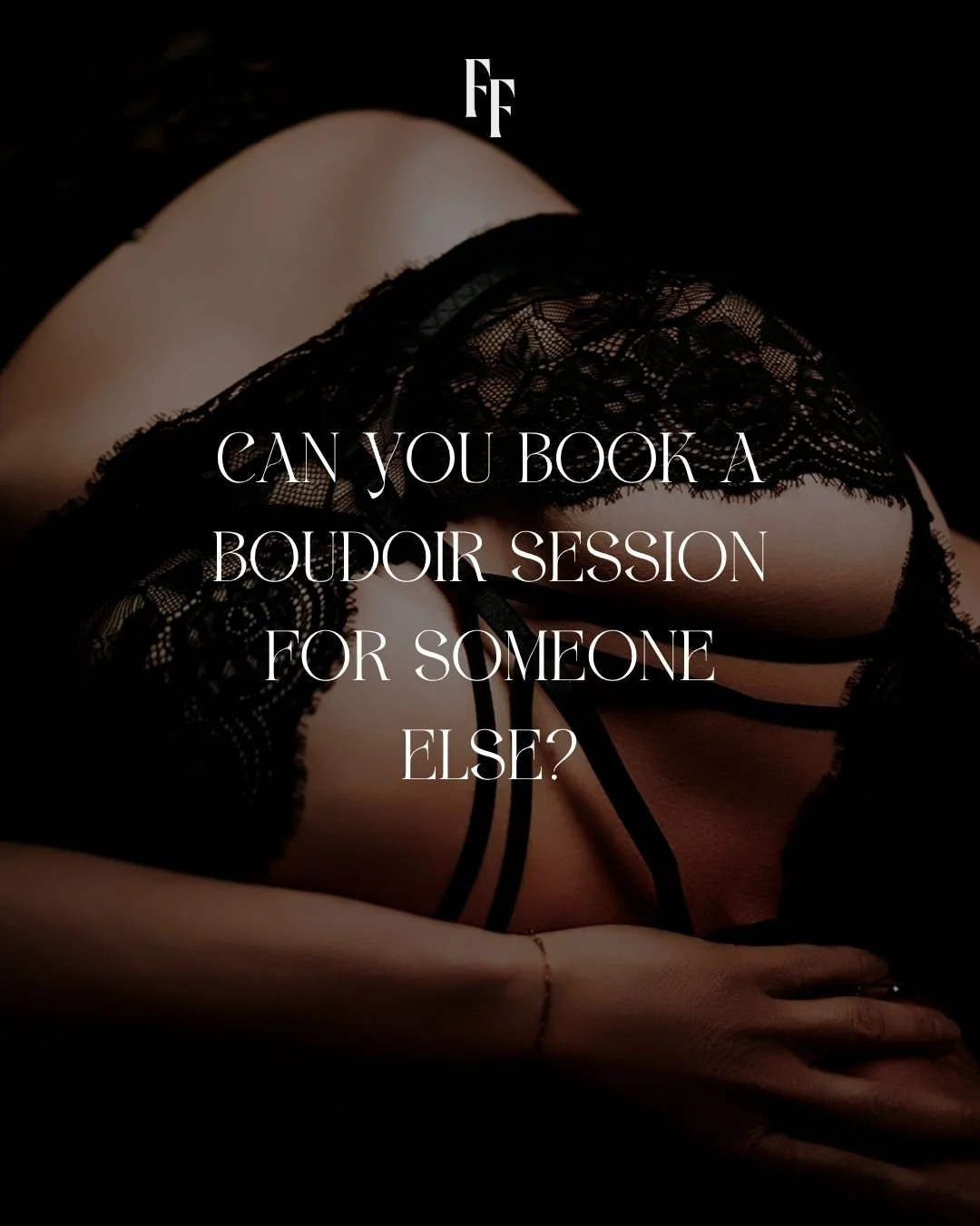 I do not allow anyone to book a boudoir session for someone else. I've had two situations where a person is trying to book a session for their partner without their knowing and it turned out their partner didn't even want to do it. The partner contac