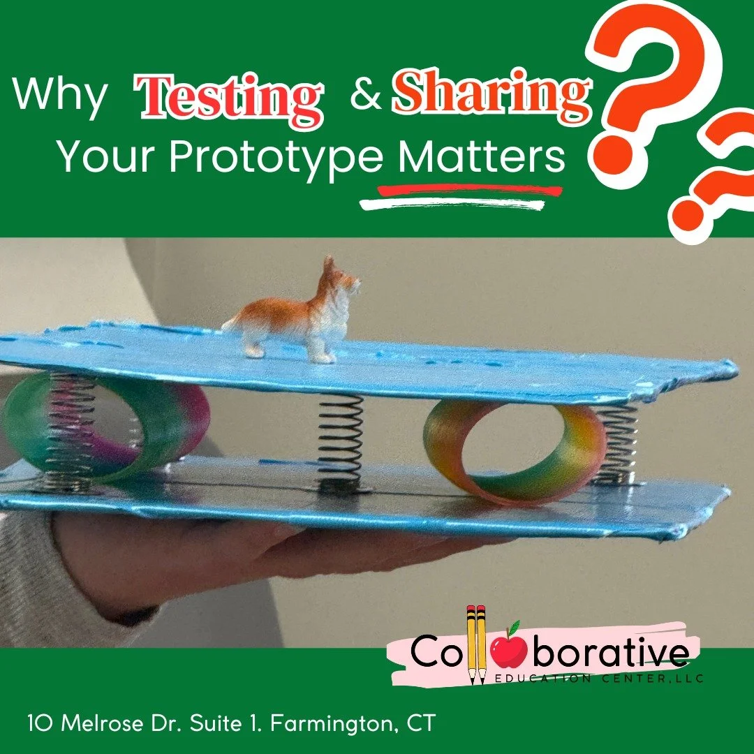 Why Testing &amp; Presenting Prototypes Matters in the Engineering Design Process 

In STEM learning, testing a prototype helps children see what works, what needs adjustment, and how to strengthen their ideas. It teaches them that mistakes are part 