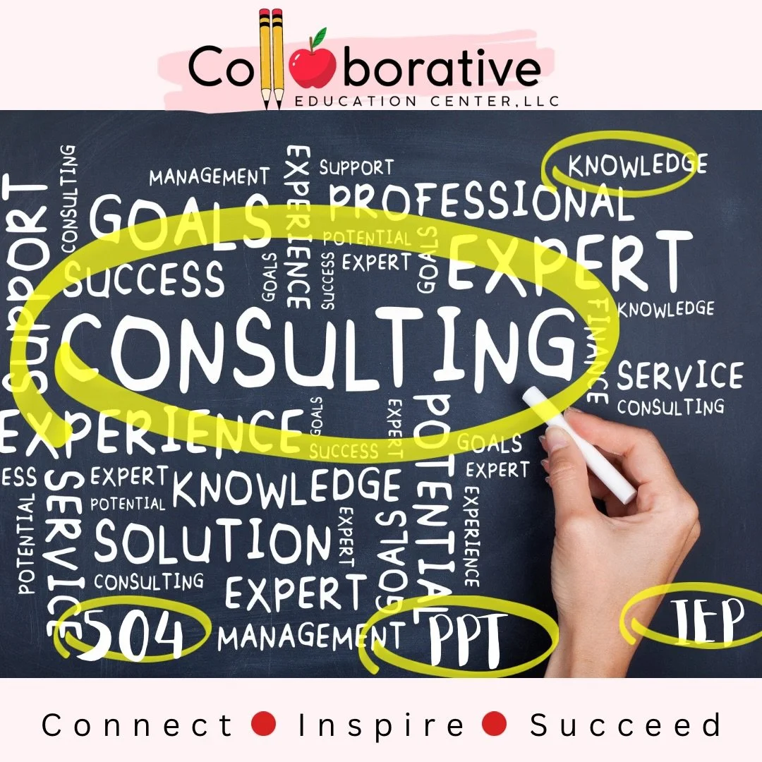 Introducing Educational Consulting Services for K-6 students.

Our educational consulting services are designed to support families of elementary students (Kindergarten through Grade 6) as they navigate academic, behavioral, or learning challenges.


