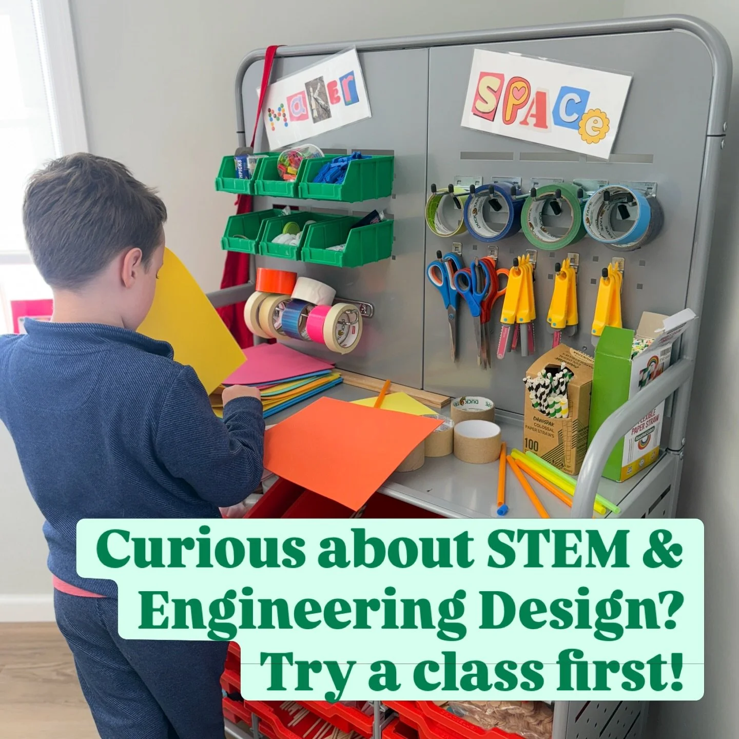 Curious about STEM &amp; Engineering Design? Try a class first!

Students follow the Engineering Design Process&mdash;ask, imagine, plan, create, test, and improve&mdash;while building and problem-solving every step of the way.

Trial class:
April 14