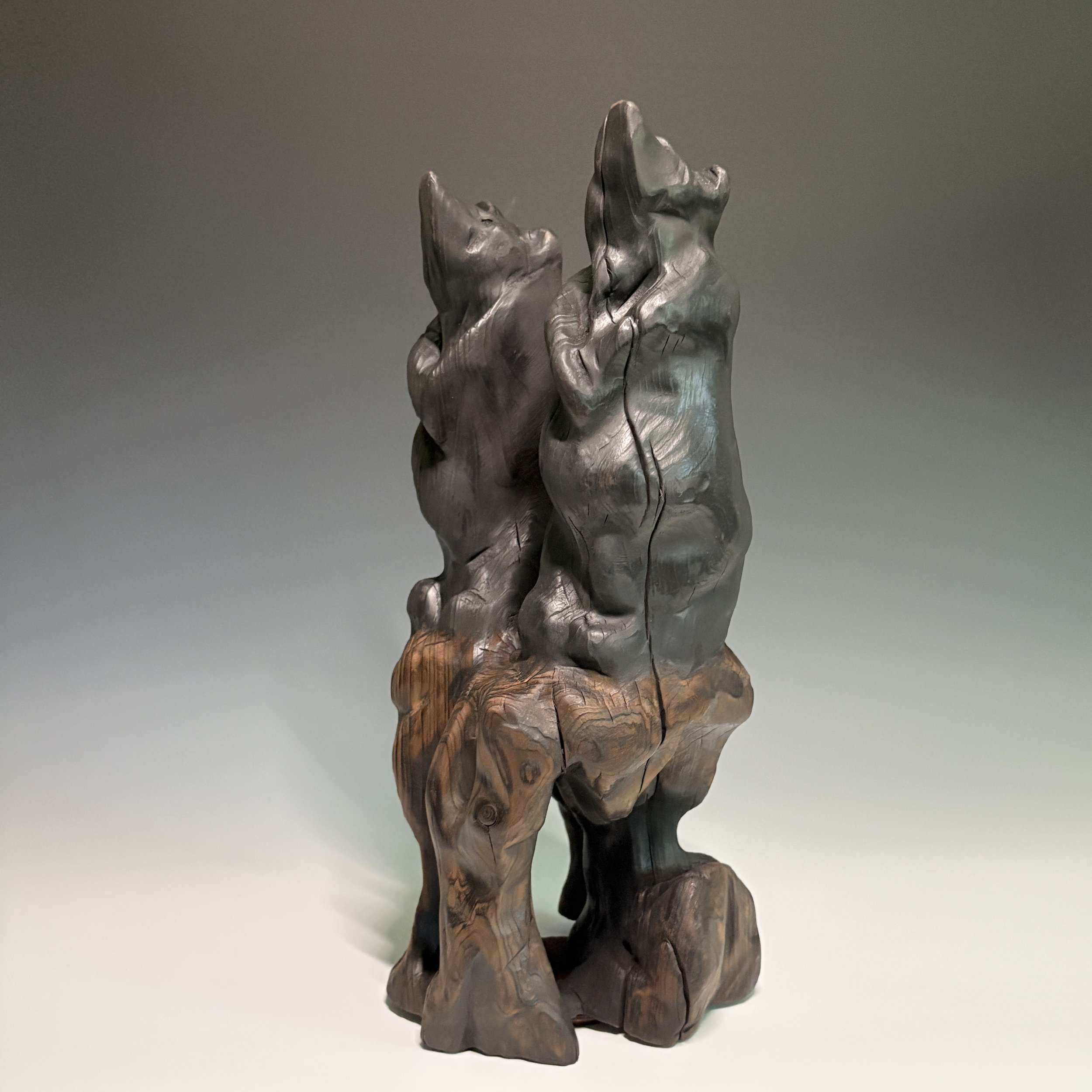 TWO BEARS
cypress, 18" -sold-