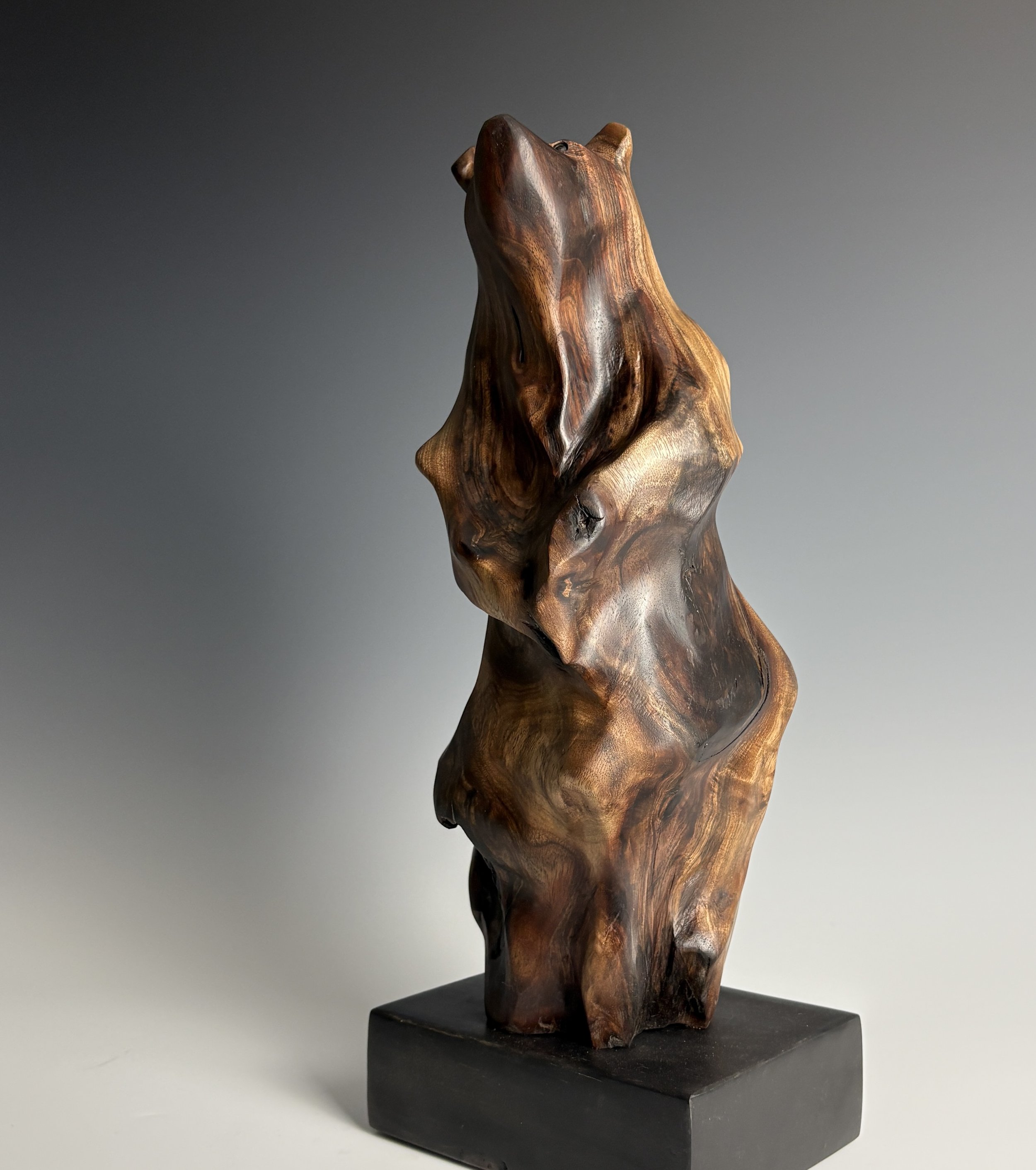 Young Juliet, 2025. Black Walnut — 15 x 6 in, private collection.
