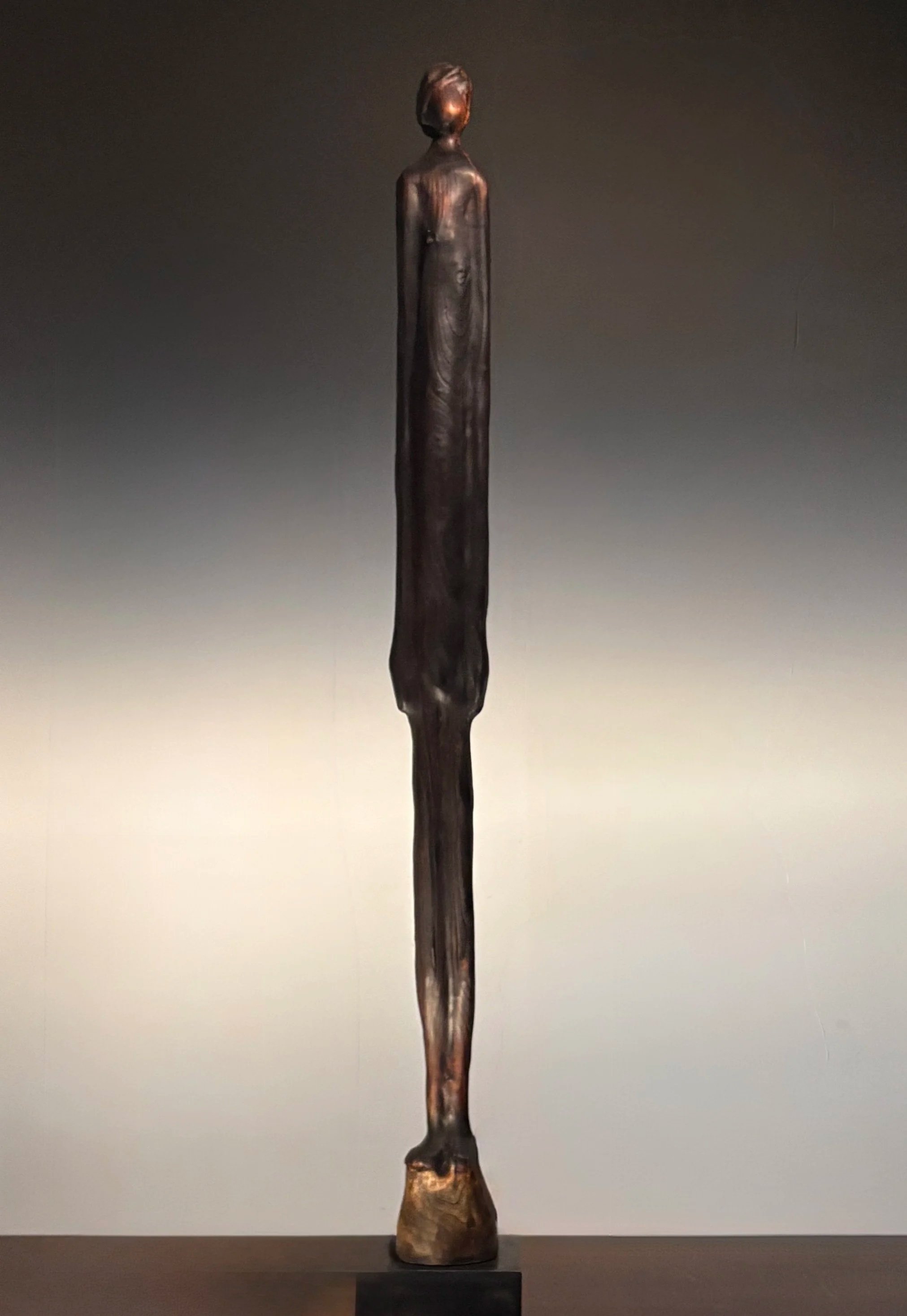 Twilight Eternal, 2025. Black Cherry — 32 x 4 in. Private Collection